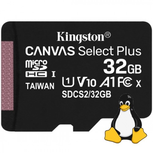 32GB SD Card for ODROID N2+ - Linux Ubuntu 20.04.2 LTS [77325]